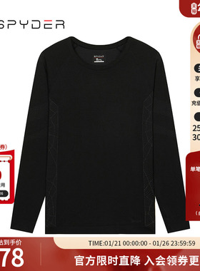 SPYDER蜘蛛雪服新品女子FREE SKI亲肤透气运动打底上衣22CF426W