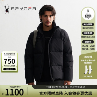 SPYDER蜘蛛秋冬男子MOUNTAIN LIFE保暖特氟龙防风羽绒服24EF225M