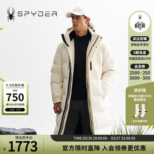 SPYDER蜘蛛秋冬男MOUNTAIN 保暖连帽羽绒服24CF215M LIFE舒适时尚