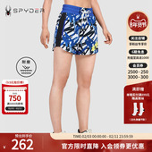 SPYDER蜘蛛春夏女子356STYLE涂鸦撞色耐磨梭织运动短裤 21CS536W
