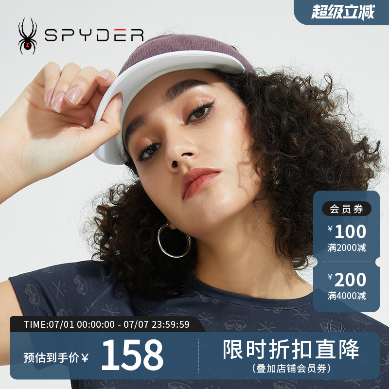 Spyder空顶百搭遮阳蜘蛛帽子