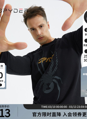 SPYDER蜘蛛秋冬男子356 STYLE时尚简约保暖舒适运动卫衣22CF309M