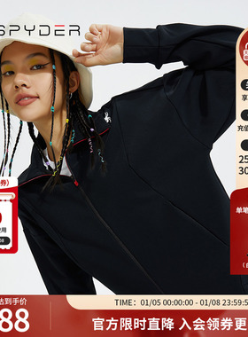 SPYDER蜘蛛秋冬女子TRAINING保暖舒适X-TRICOT运动夹克22CF106W