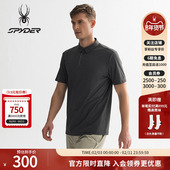 SPYDER蜘蛛春夏男子TRAINING凉感户外休闲运动短袖 POLO衫 25ES461M