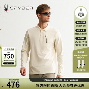POLO衫 SPYDER秋冬新品 吸湿保暖运动长袖 LIFE 24CF437M 男MOUNTAIN