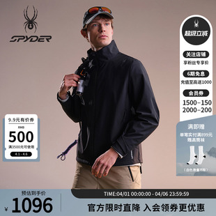 SPYDER蜘蛛春夏男子防泼水P棉保暖梭织软壳夹克02JO26154WM