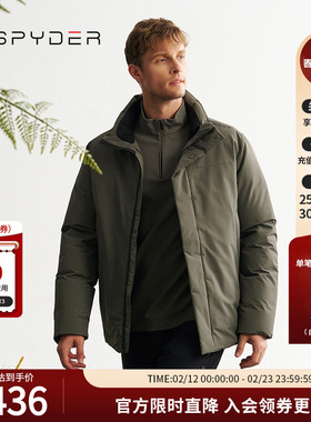 SPYDER蜘蛛秋冬男子MOUNTAIN LIFE特氟龙保暖鹅绒羽绒服24MF203M