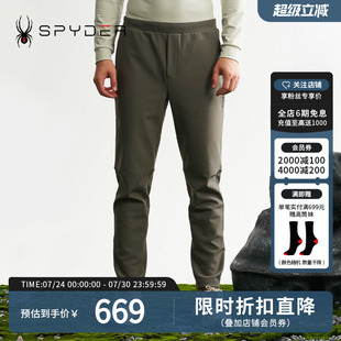 运动长裤 SPYDER秋冬新品 针织保暖休闲裤 男MOUNTAIN 24CF507M LIFE