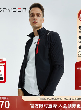 SPYDER蜘蛛雪服秋冬男子URBAN LIFE运动舒适拉链夹克23ER139M