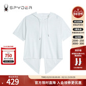 女TRAINING轻薄透气户外休闲运动短袖 SPYDER夏季 新品 T恤24CS440W