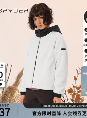 SPYDER蜘蛛秋冬女子SKI LIFE户外外套时尚保暖摇粒绒夹克23MR118W