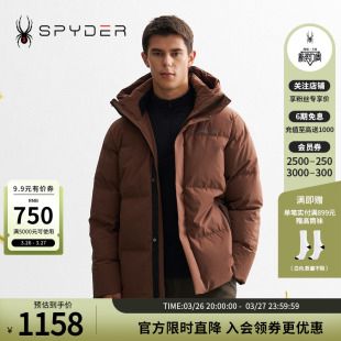 SPYDER蜘蛛秋冬男MOUNTAIN LIFE保暖舒适休闲羽绒服24CF229M