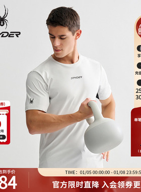 SPYDER春夏新品男子TRAINING短袖休闲运动T恤25CS499M
