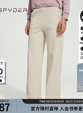 SPYDER蜘蛛春夏女子TRAINING宽松舒适运动休闲直筒长裤24CS506W