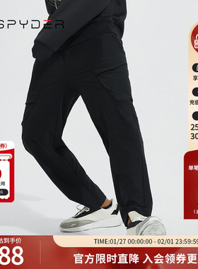 SPYDER蜘蛛雪服新品男子SKI LIFE系列舒适宽松裤子22CF521M