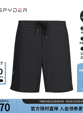 SPYDER蜘蛛春夏男TRAINING舒适轻薄透气户外休闲运动短裤24CS549M