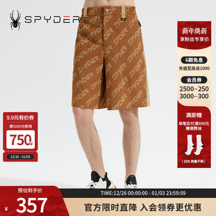 SPYDER蜘蛛春夏男子356 23CS535M STYLE耐磨宽松运动拉链休闲短裤