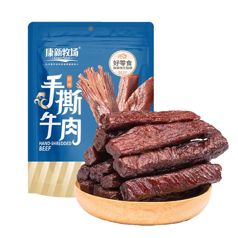 康新牧场牛肉干内蒙古风干正宗504g特产手撕牛肉干独立小包装零食