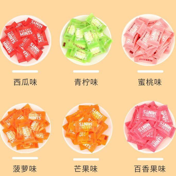 网红果味维C陈皮海盐糖清新口气薄荷糖酒店招待小零食情侣接吻糖,零食/坚果/特产,软糖/果味糖/凝胶糖果,淘宝优惠券,粉丝福利购,淘宝优惠卷