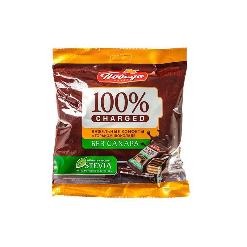 俄罗斯原装进口巧克力微苦无蔗糖黑巧克力威化饼干纯可可脂零食