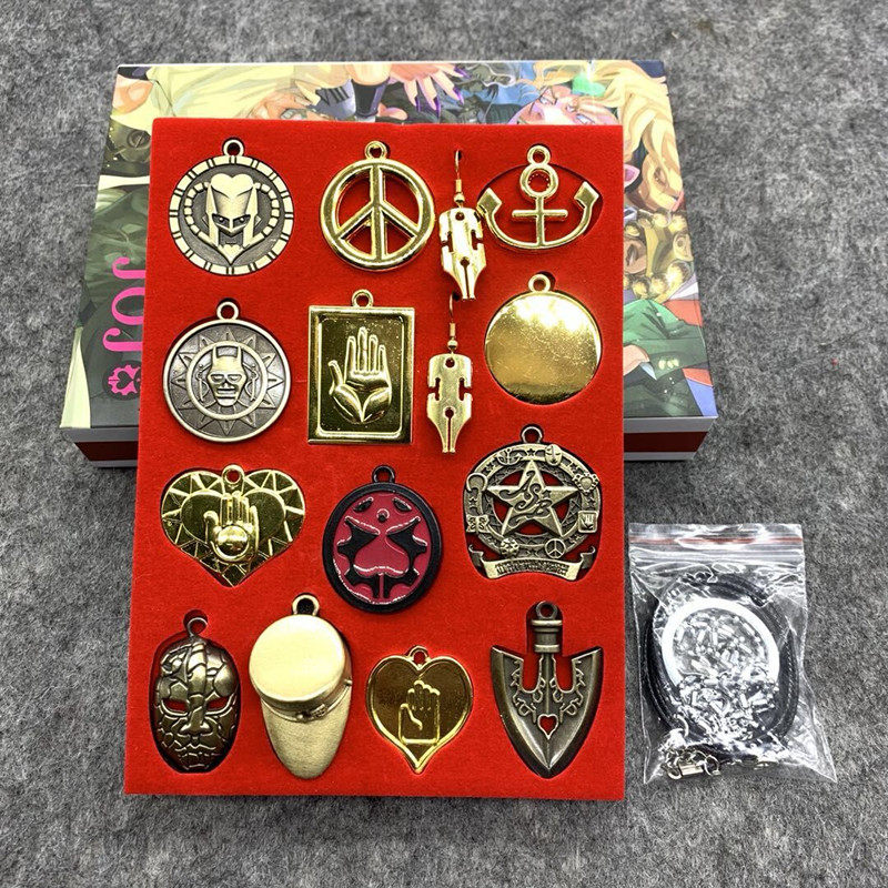 JOJO的奇妙冒险空条承太郎挂件弓与箭二次元金属项链钥匙扣