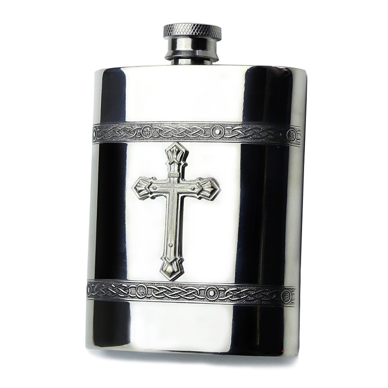 英国进口随身锡制酒壶