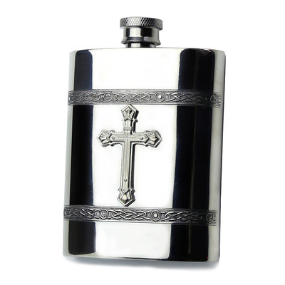 英国进口随身锡制酒壶