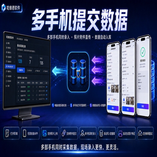 手机数据提交软件手机文件图片附件局域网汇总软件定制开发数据库