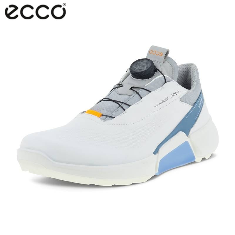 Ecco爱步男鞋户外运动休闲鞋健步BOA锁扣牦牛皮高尔夫球鞋108504