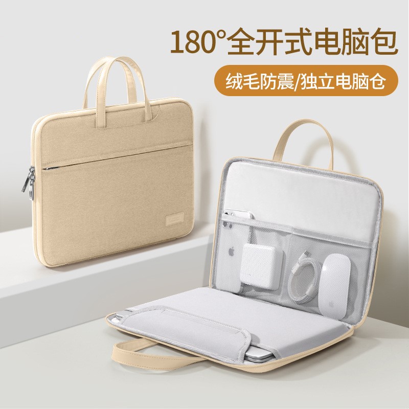 外星人M16 R2适用手提电脑包联想小新苹果戴尔华硕matebook14笔记本15.6寸内胆包男女小米macbook保护套pro1