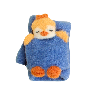 婴儿手套冬季保暖半截半指爬行可爱0-1岁2男女宝宝加绒可爱幼儿童