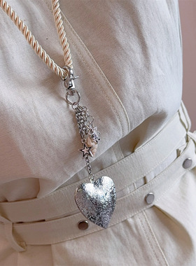 甜酷少女多功能贝壳爱心可拆卸长