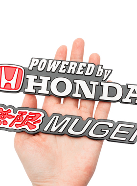 车标八代雅阁飞度红色标无线标锋范思迪改装十代思域车标贴