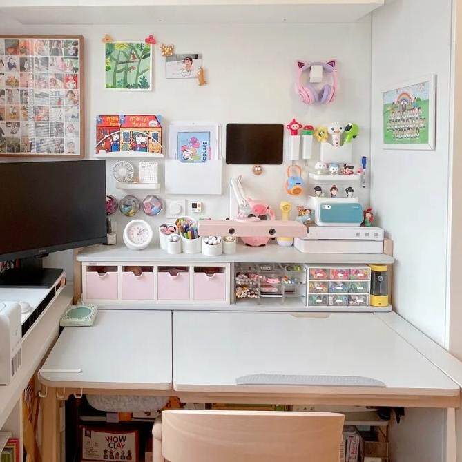 双层磁性白板墙贴家用儿童教学办公可磁吸写字板磁力珐琅照片墙书桌上墙装饰贴可擦写无尘学习画画板黑板墙贴