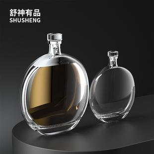 存散酒瓶子 玻璃泡酒瓶空瓶密封专用高档自酿白酒容器果酒一斤包装