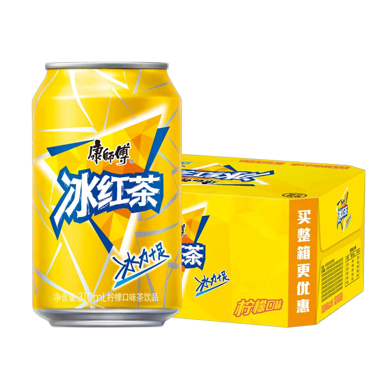 康师傅冰红茶康师傅罐装饮料饮品310ml*24罐官方旗舰店