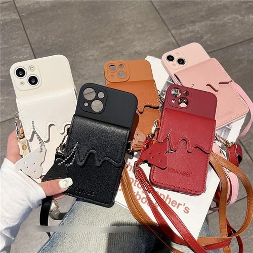 适用魅族22硅胶斜跨吊牌零钱包