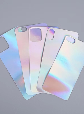 透明手机壳配件镭射纸定制任意型号华为mate40荣耀70红米k50小米12炫彩11苹果13pro卡片OPPO真我vivo三星iqoo