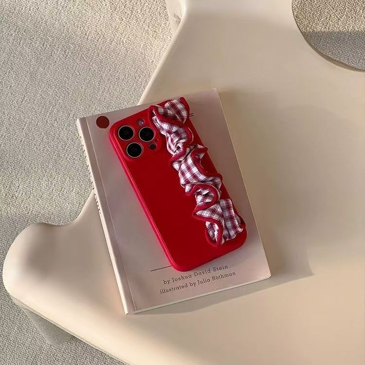 适用三星s25软硅胶新年红腕带