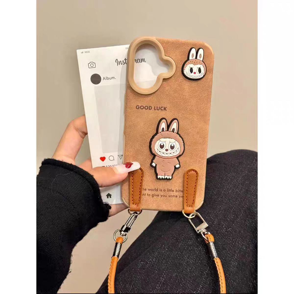 适用oppoFindx8小羊皮可爱拉布布