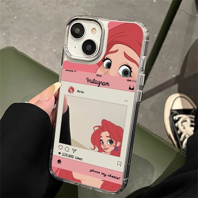 卡通镜面适用华为nova系列手机壳