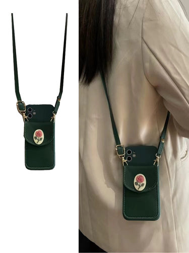 三星A系列复古斜挎插卡包手机壳