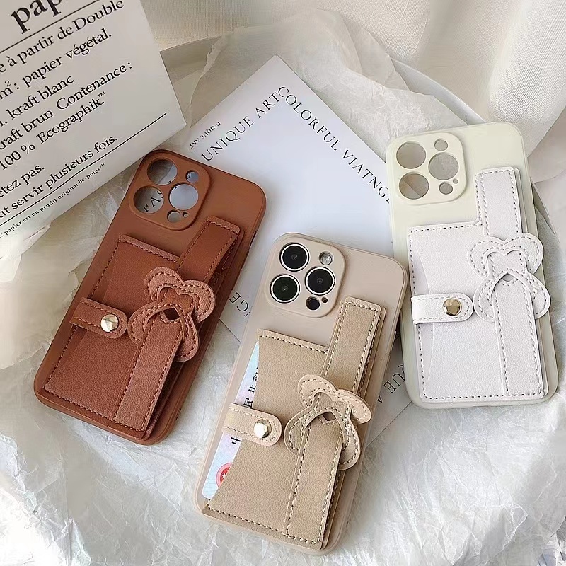 真我时尚高级腕带插卡包手机壳