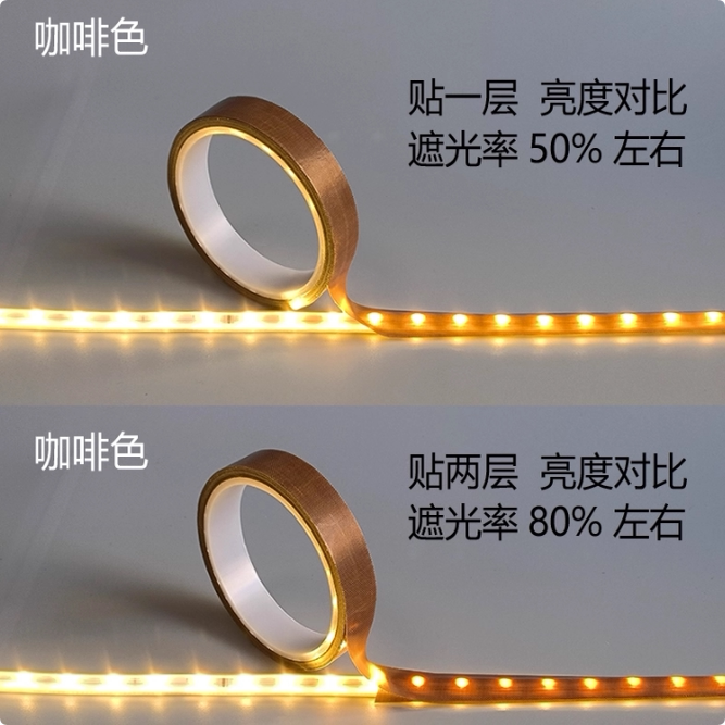 灯带遮光胶带遮光条防刺眼
