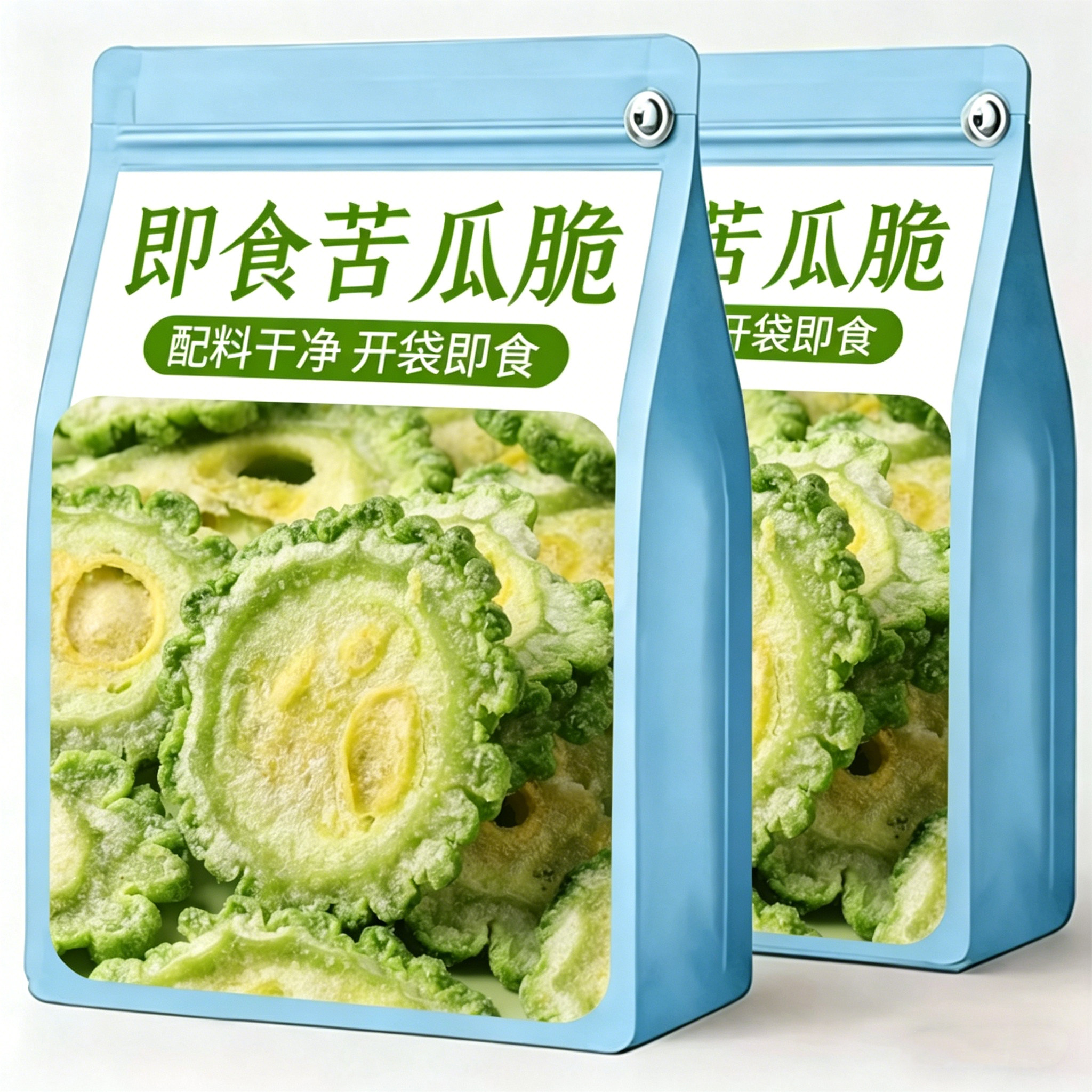伊人蔬苦瓜脆片即食拒绝添加果蔬脆蔬菜干脱水网红旗舰店追剧零食
