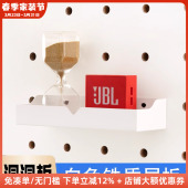 木工小舅 免打孔收纳层板框 15mm圆孔洞洞板配件白色铁质长方盒