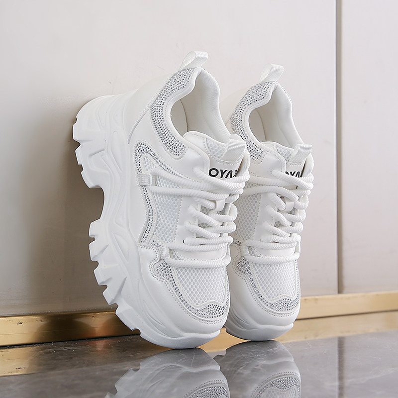 款内增高老爹鞋2026新款透气小白鞋小个子厚底百搭运动0119k,女鞋,时尚休闲鞋,淘宝优惠券,粉丝福利购,淘宝优惠卷