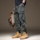 迷彩裤 潮牌束脚男士 男款 潮牌工装 春夏薄款 日系复古冰感九分裤 裤 子