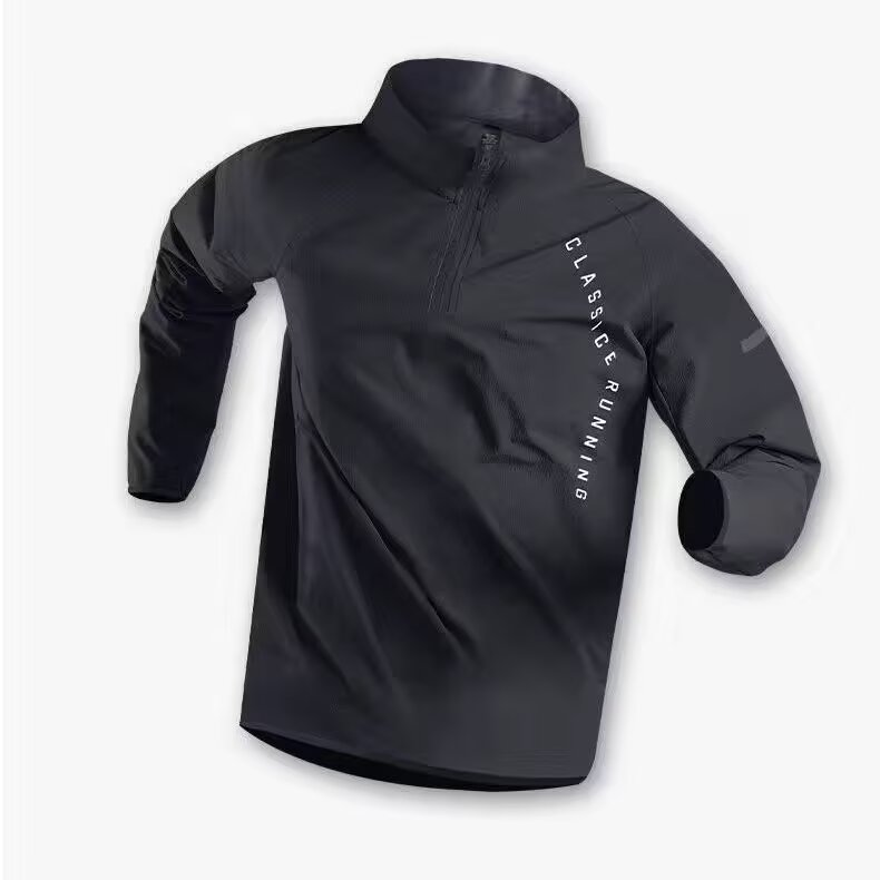 潮牌长袖青年速干体恤防晒冰丝