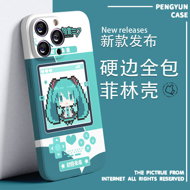 像素少女适用红米K70手机壳Redmi日系K60e至尊版K50PRO+电竞40s动漫turbo3二次元civi2/3硬30i菲林12c套图片
